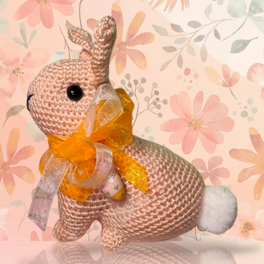 Hand Crochet Easter Bunny Rabbit Toy Animal